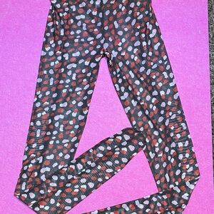 Cynthia Rowley Mesh Thight in Black, Red, and Gray